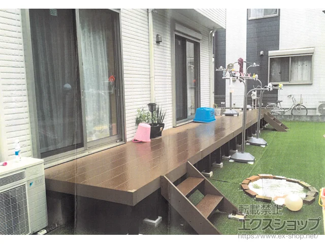 千葉県市原市のYKKAPのウッドデッキ リウッドデッキ 200 施工例