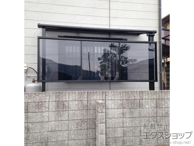 香川県三豊市ののテラス屋根 スピーネ F型 テラスタイプ 単体 積雪〜20cm対応 施工例