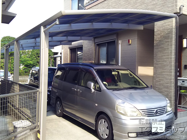 熊本県熊本市ののカーポート レイナポートグラン縦連棟 積雪〜20cm対応 施工例