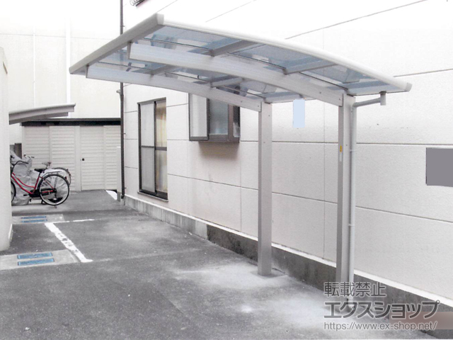 静岡県静岡市ののサイクルポート・駐輪場 プレシオスポートミニ 積雪〜20cm対応 施工例