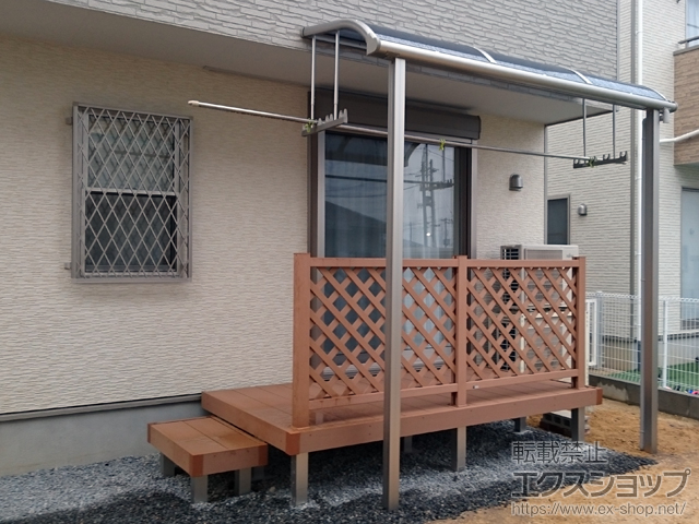 福島県西白河郡西郷村ののウッドデッキ マージウッドデッキ 施工例