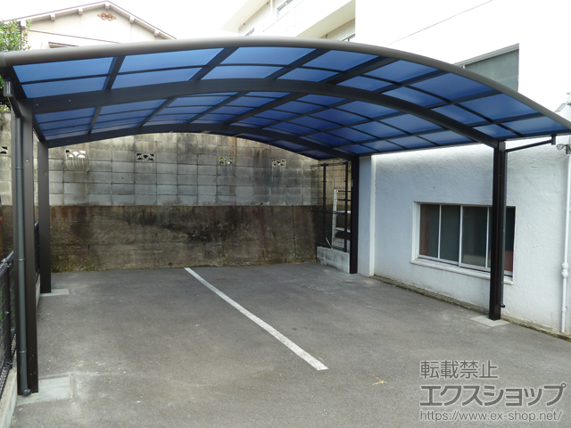 広島県呉市ののカーポート レイナツインポートグラン　積雪〜20cm対応 施工例
