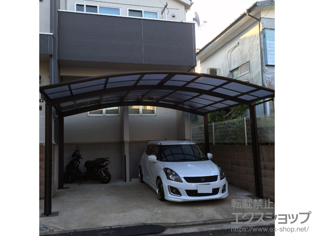 神奈川県横浜市ののカーポート レイナツインポートグラン　積雪〜20cm対応 施工例