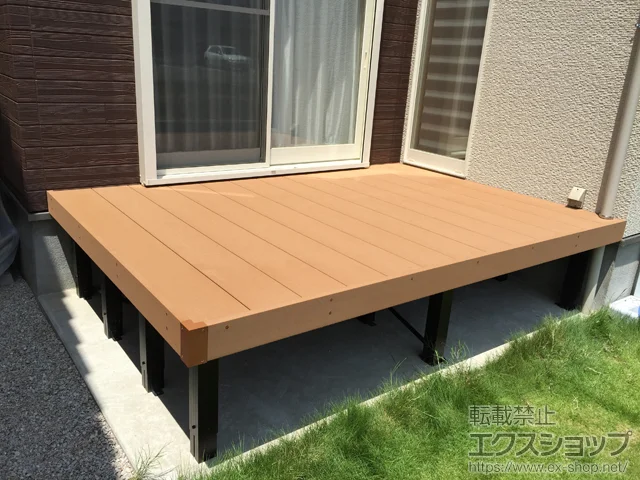 福岡県うきは市のValue Selectのウッドデッキ マージウッドデッキ 施工例