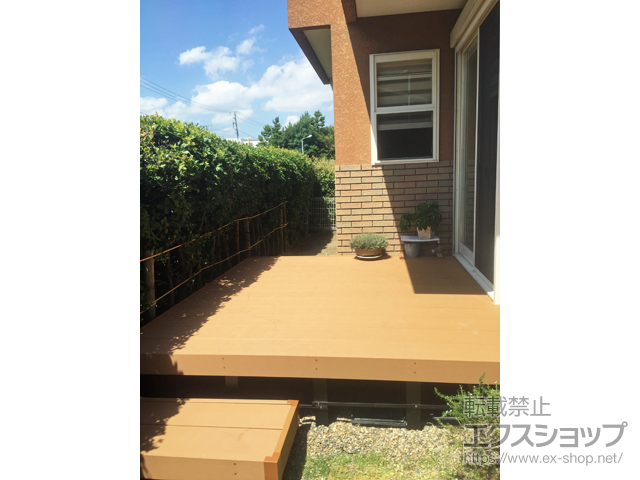 千葉県浦安市ののウッドデッキ リウッドデッキ 200 施工例
