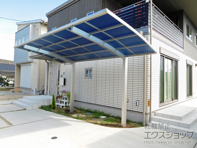 熊本県天草市ののカーポート プレシオスポート 積雪〜20cm対応 施工例
