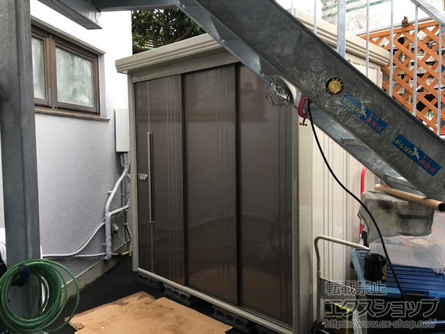 神奈川県鎌倉市のの物置・屋外倉庫 Mr.ストックマンダンディ 一般型 2016×1222×2110 ND-2012-B 施工例