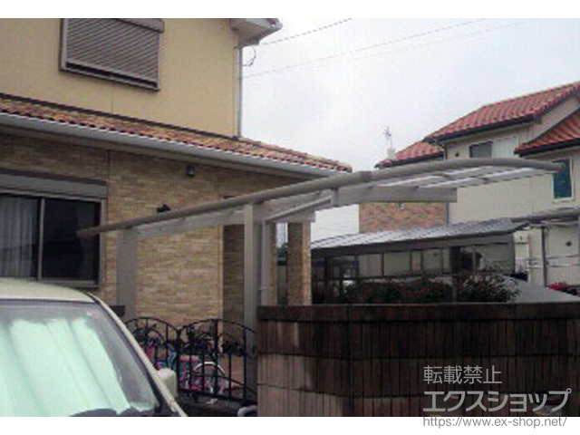 埼玉県春日部市ののカーポート プレシオスポート 積雪〜20cm対応 施工例