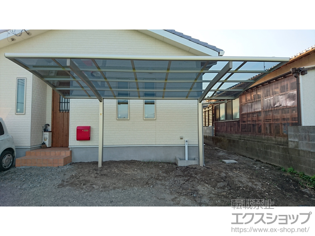 宮崎県都城市ののカーポート プレシオスポート 積雪〜20cm対応 施工例