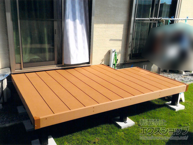 埼玉県鴻巣市ののウッドデッキ リウッドデッキ 200 施工例