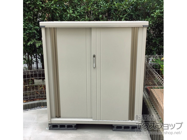 神奈川県鎌倉市のの物置・屋外倉庫 グランプレステージジャスト M137C-T-WW 施工例