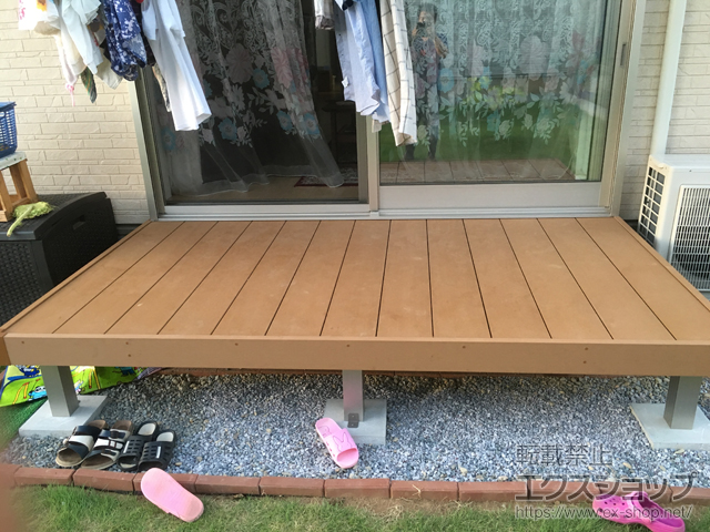 茨城県つくば市ののウッドデッキ マージウッドデッキ 施工例