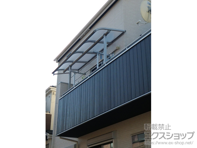 東京都国分寺市ののバルコニー・ベランダ屋根 プレシオステラス R型 屋根タイプ 単体 積雪〜20cm対応 施工例