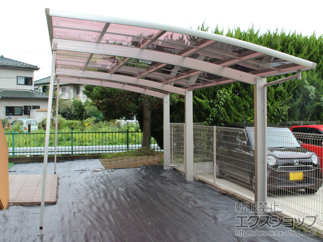 埼玉県行田市ののカーポート レイナポートグラン 延長　積雪〜20cm対応 施工例