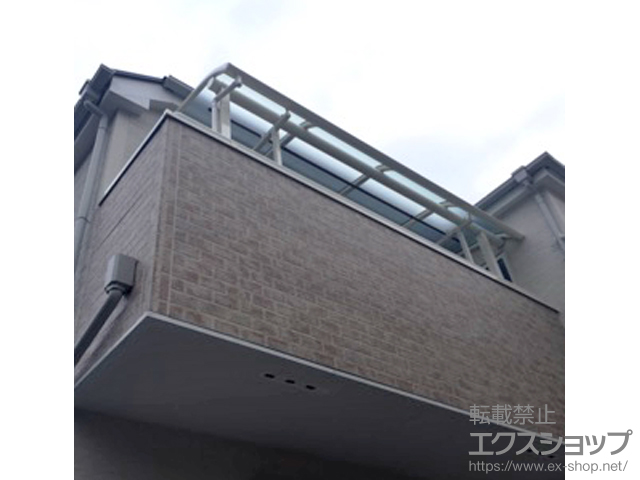 埼玉県朝霞市ののバルコニー・ベランダ屋根 ヴェクターテラス R型 屋根タイプ 単体 積雪〜20cm対応 施工例