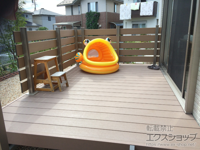 三重県伊賀市ののウッドデッキ 樹ら楽ステージ 施工例