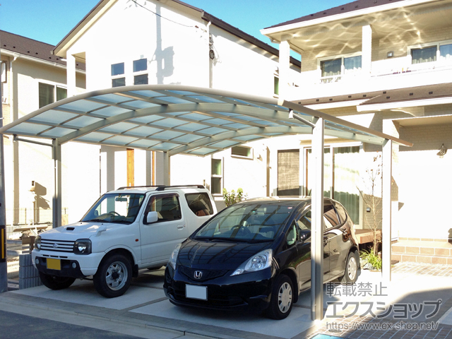 広島県廿日市市ののカーポート レイナツインポートグラン 積雪〜20cm対応 施工例