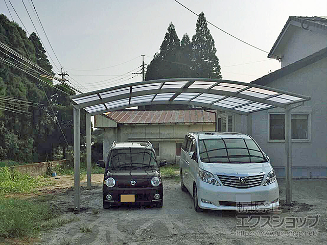 鹿児島県曽於郡大崎町ののカーポート レイナツインポートグラン　積雪〜20cm対応 施工例