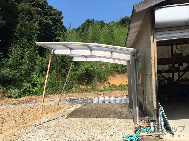 福岡県糸島市ののカーポート プレシオスポート 積雪〜20cm対応 施工例