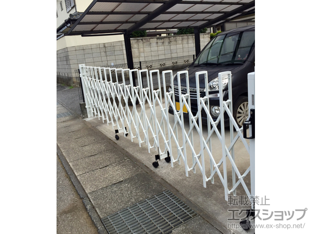 千葉県野田市ののカーゲート トリップゲート RB型 ノンレール 片開き 49S 施工例