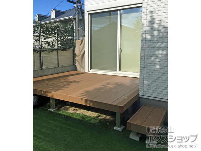 大分県大分市ののウッドデッキ リウッドデッキ 200 施工例