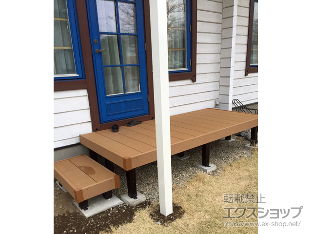 茨城県結城市ののウッドデッキ マージウッドデッキ 施工例