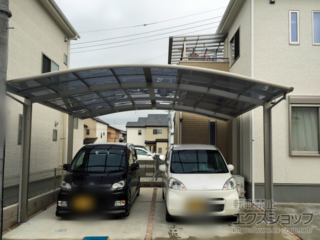 奈良県天理市ののカーポート レイナツインポートグラン　積雪〜20cm対応 施工例