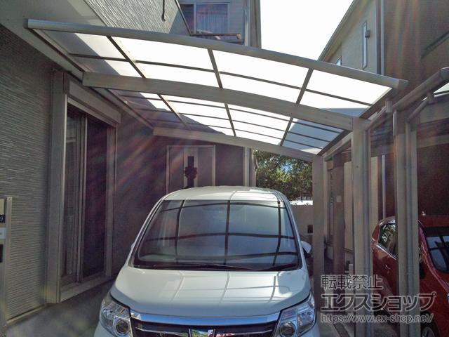 滋賀県大津市ののカーポート プレシオスポート 積雪〜20cm対応 施工例