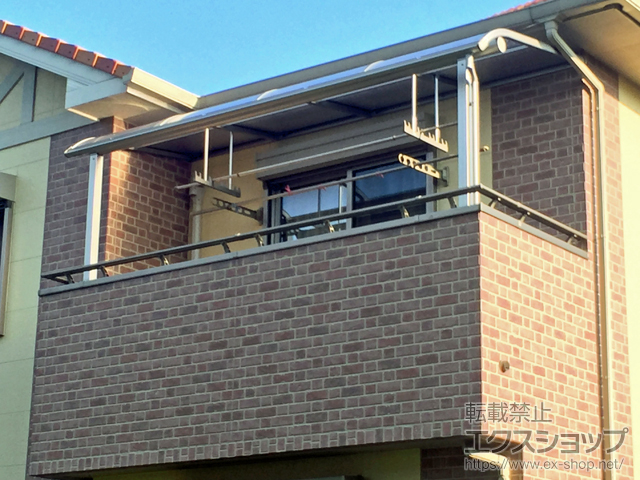 大分県杵築市ののバルコニー・ベランダ屋根 ヴェクターテラス R型 屋根タイプ 単体 積雪〜20cm対応 施工例