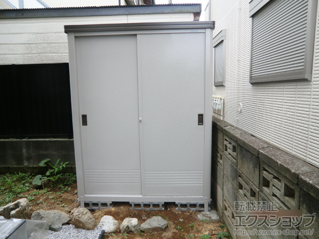 神奈川県川崎市のの物置・屋外倉庫 エポミニ 断熱構造 1500×910×1910 YMEM-1509H-GB 施工例