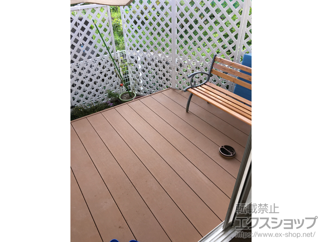 兵庫県川西市ののウッドデッキ マージウッドデッキ 施工例