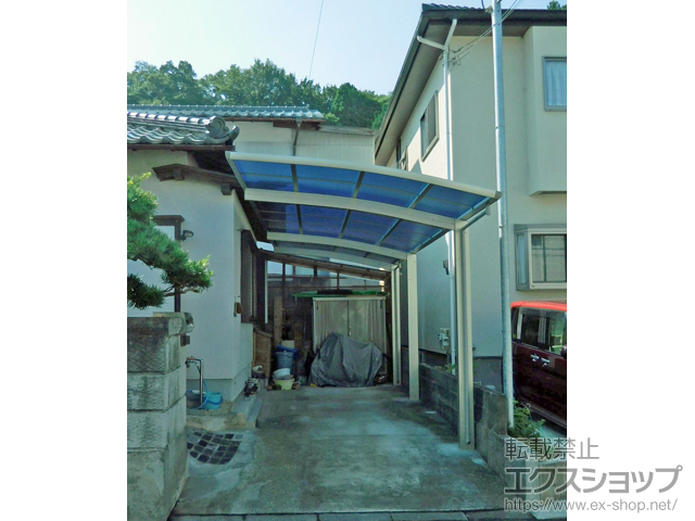 静岡県駿東郡清水町ののカーポート レイナポートグラン 延長　積雪〜20cm対応 施工例