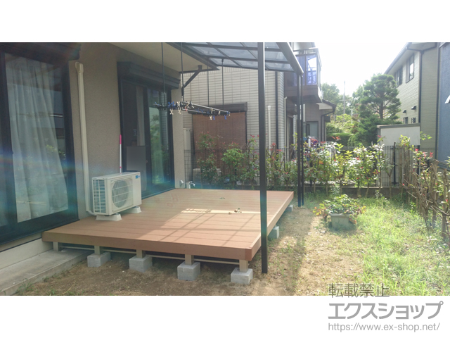 兵庫県三田市ののウッドデッキ リウッドデッキ200 施工例