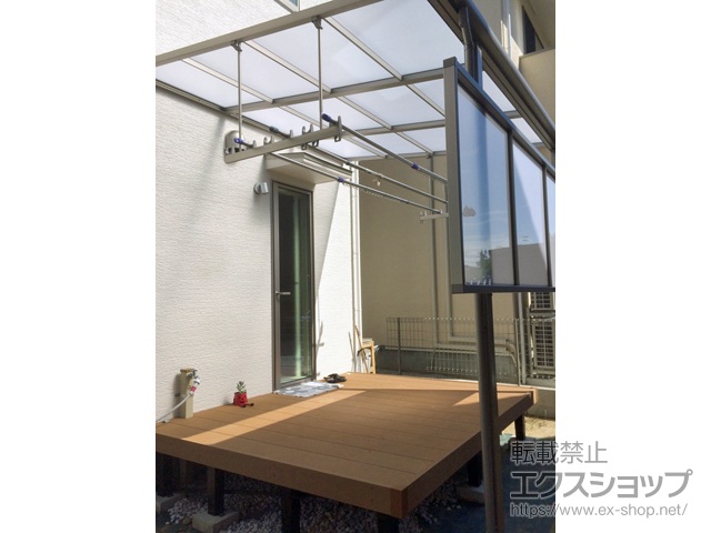 愛知県尾張旭市ののウッドデッキ マージウッドデッキ 施工例