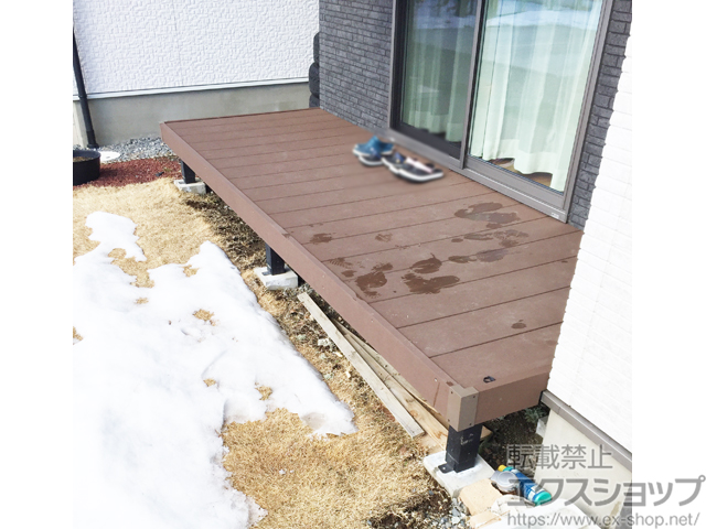 長野県松本市ののウッドデッキ リウッドデッキ 200 施工例