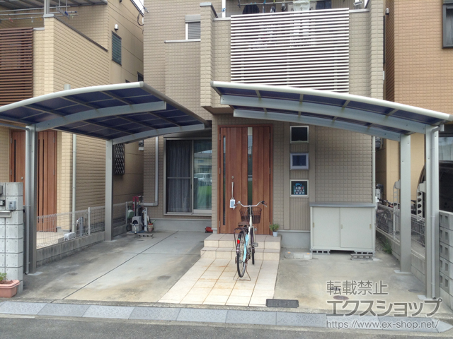 大阪府堺市ののカーポート レイナポートグラン　積雪〜20cm対応 施工例