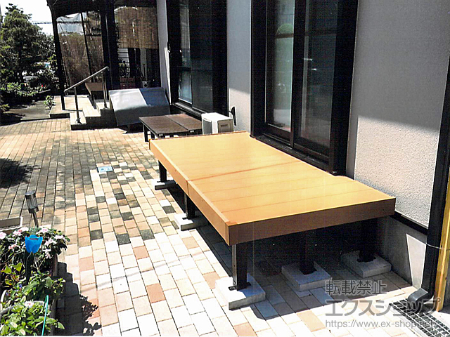 栃木県矢板市ののウッドデッキ リウッドデッキ 200 施工例