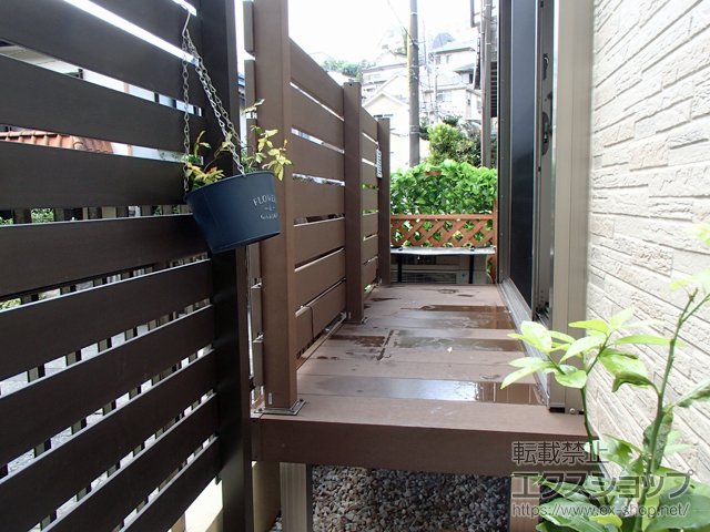 神奈川県川崎市ののウッドデッキ マージウッドデッキ 施工例