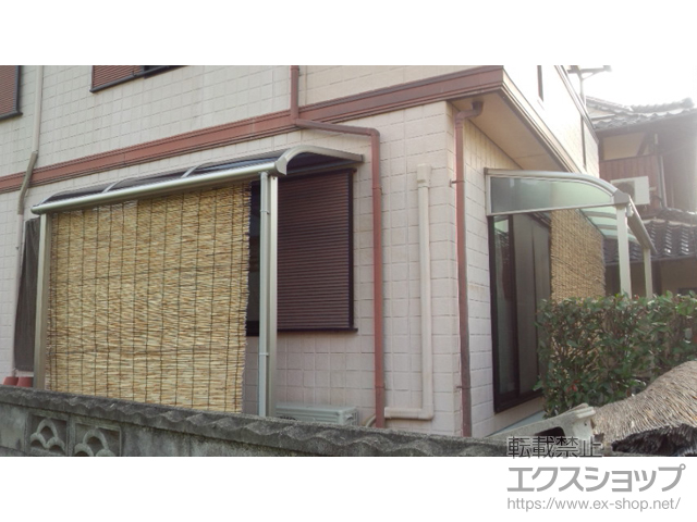 兵庫県加東市ののテラス屋根 プレシオステラス R型 テラスタイプ 単体 積雪〜20cm対応 施工例