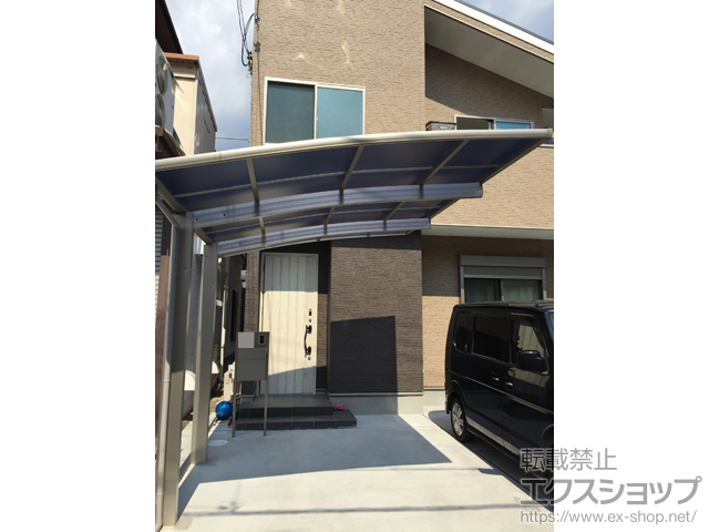 大阪府寝屋川市ののカーポート プレシオスポート 積雪〜20cm対応 施工例