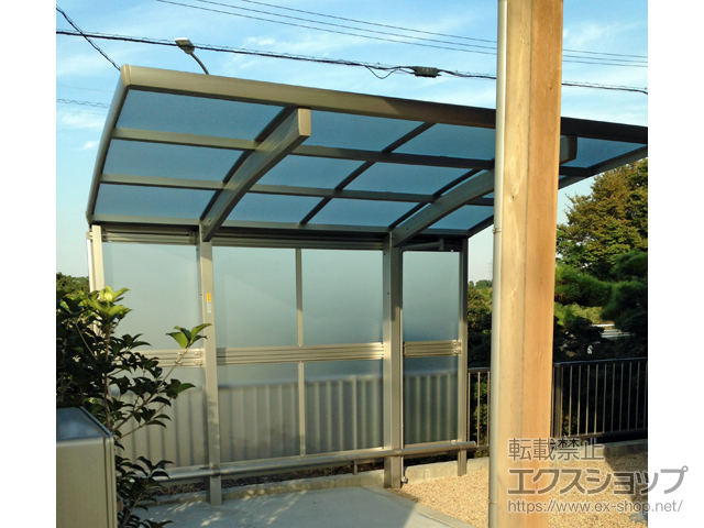 愛知県稲沢市ののサイクルポート・駐輪場 レイナポートグランミニ 積雪〜20cm対応 施工例