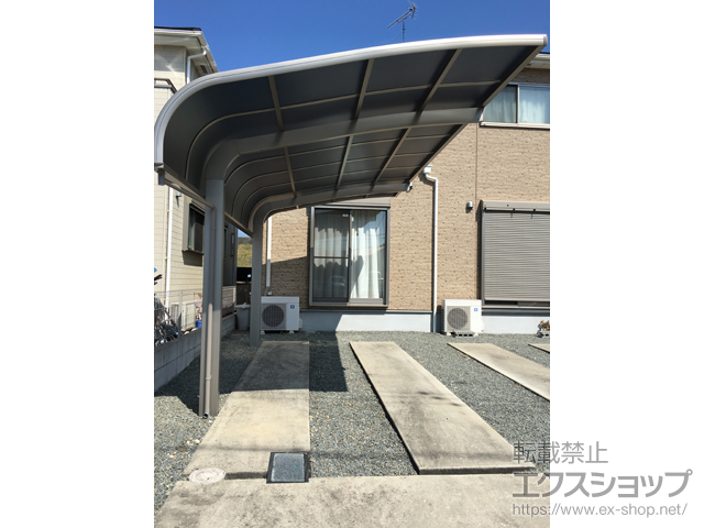 兵庫県加古川市のLIXIL リクシル（トステム）のカーポート テールポートシグマIII　積雪〜20cm対応 施工例