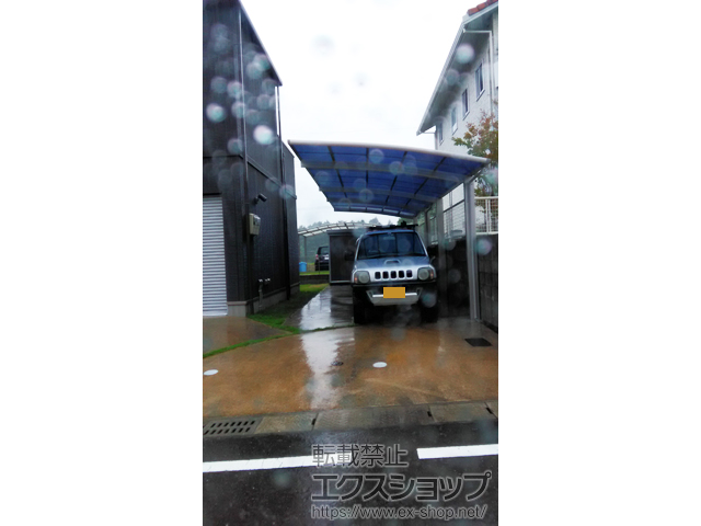 福岡県福岡市ののカーポート レイナポートグラン 縦連棟　積雪〜20cm対応 施工例