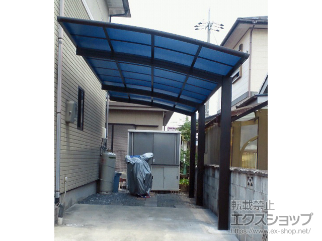 滋賀県栗東市ののカーポート レイナポートグラン 延長　積雪〜20cm対応 施工例