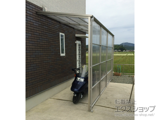 島根県松江市ののストックヤード ストックヤードII オープンタイプ 積雪〜20cm対応 施工例