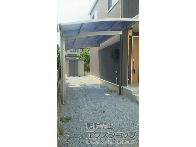 兵庫県三木市ののカーポート プレシオスポート 積雪〜20cm対応 施工例