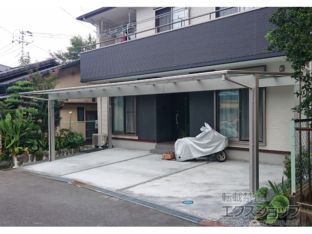 静岡県三島市ののカーポート エフルージュ トリプル　積雪〜20cm対応 施工例