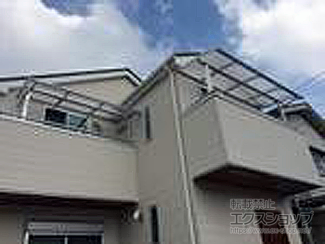 東京都小平市ののバルコニー・ベランダ屋根 ヴェクターテラス R型 屋根タイプ 単体 積雪〜20cm対応 施工例