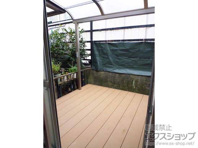 神奈川県横浜市ののウッドデッキ リウッドデッキ 200 施工例