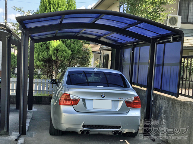 栃木県鹿沼市ののカーポート レイナワンポートグラン　積雪〜20cm対応 施工例